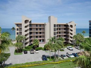 A view of a resort community in Naples, Florida, near some of the best beaches.